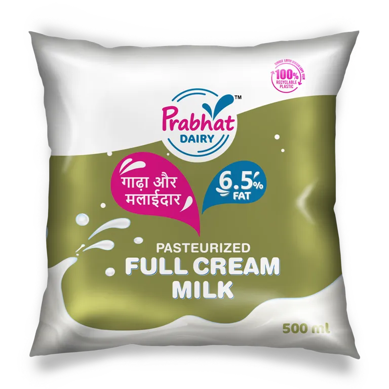 Prabhat Dairy FCM Buffalo Milk Pouch 500ml